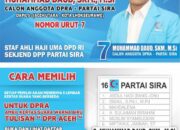 Ini Profil Muhammad Daud Menuju DPRA