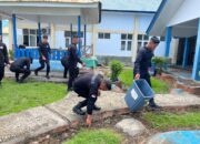 Brimob Aceh Gelar Aksi Sosial di RSUD SIM Nagan Raya