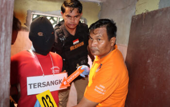 Polisi Gelar Rekonstruksi Kasus Pembunuhan di Aceh Barat