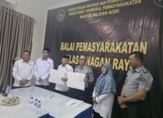 Bapas Teken Kerja sama Pembimbingan Klien Dengan Kemenag Nagan Raya
