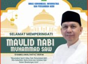 Kepala Diskominfo Aceh mengucapkan selamat memperingati Maulid Nabi MUHAMMAD SAW 12 Rabiul Awal 1447 H/ 2025