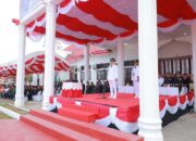 Pimpin Upacara HUT ke-80 RI, Bupati Tarmizi Ajak Masyarakat Perkuat Persatuan