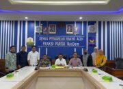 Fraksi Nasdem DPR Aceh Terima Audiensi Dekan Fakultas Ekonomi Unmuha