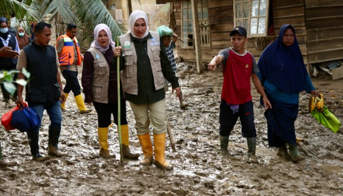 Air Mata Istri Gubernur Jatuh melihat Kampung Sekumur Aceh Tamiang