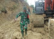 Dandim 0116/Nagan Raya Tinjau langsung Progres Pembuatan Jalan Baru