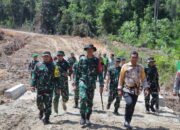 Tim Wasev Mabesad Kunjungi TMMD Reguler ke-127 Kodim Nagan Raya