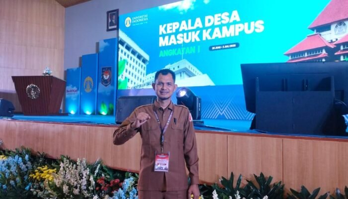 Kades Kuala Tuha Terpilih Wakili Nagan Raya sebagai Peserta Program Kepala Desa Masuk Kampus di UI